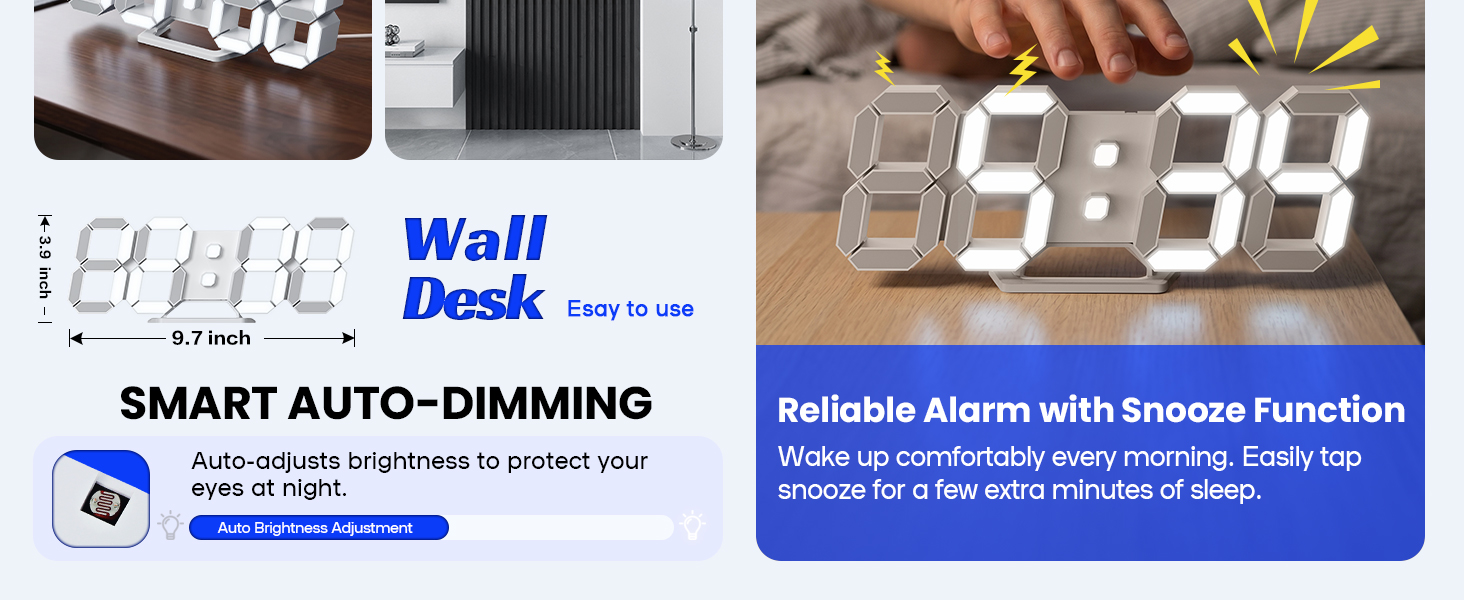 digital wall clock