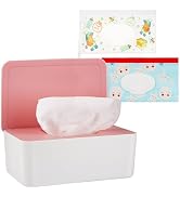 Whiidoom Diaper Wipes Dispenser Wipes Holder, Wipes Tissue Case Keeps Wipes Fresh Tissue Wipes Co...