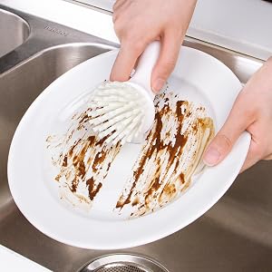 MR.SIGA Pot and Pan Cleaning Brush - Pack of 2