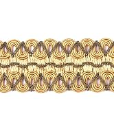 BEL AVENIR Braid Trim 2 inch 6.8 Yards Boho Style Woven Fabric Trim Handmade Polyester Sewing Wid...