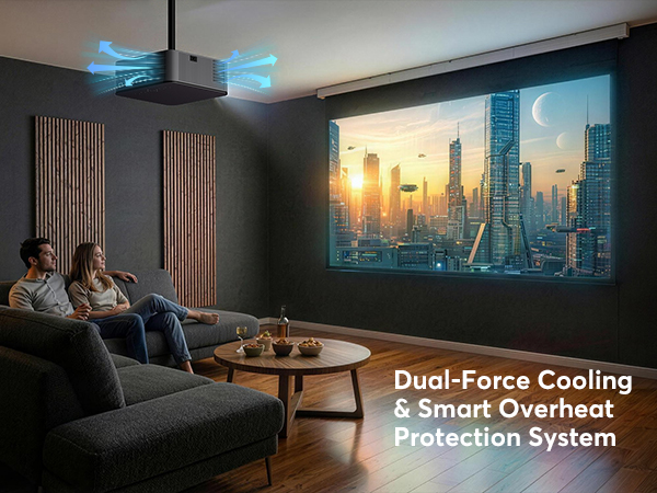 smart projector with wifi and bluetooth
