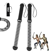 Ropeless Battle Ropes for Home Gym, Portable Cordless Weighted Battle Ropes with Storage Bag, Hig...