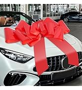 Xingshen-GTG Giant Car Bow - 30” Big Red Pull Bow for Large Gift Wrapping, Wedding, Birthday, Chr...