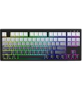 M87V2 Wireless Keyboard,Low Profile Quiet Typing Membrane Gaming Keyboard with 80% TKL Layout Sid...