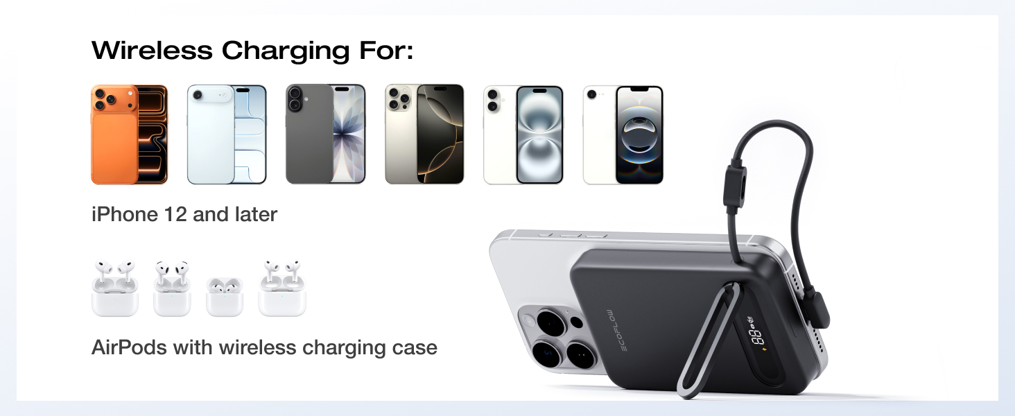 power bank portable charger battery pack power bank magnetic