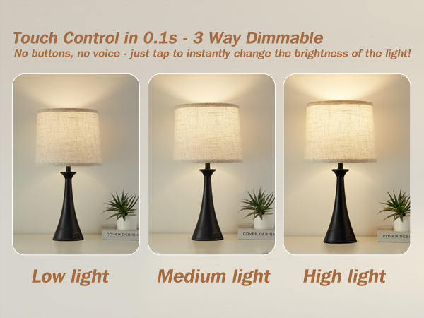 touch lamps for nightstand
