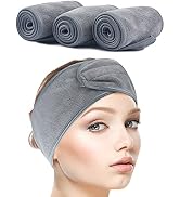 Sinland Spa Headband for Washing Face Soft Women Hair Band Makeup 3 Pack