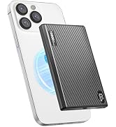 ZBF Magnetic Wireless Portable Charger, 10000mAh Slim Magnetic Power Bank Charger with USB-C Cabl...