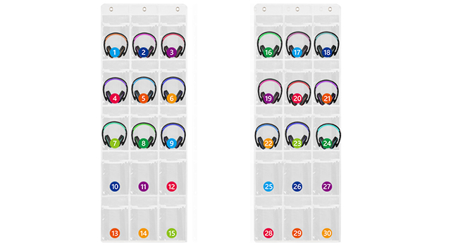 Headphone Storage Classroom