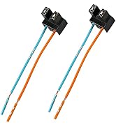KoiLuvGo 2PCS H7 Bulb Socket, Bulb Socket Harness Extension Kit, Replacement of Pure Copper Plug ...