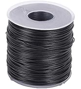 Black Coated Wire Rope, 2mmx100m 304 Stainless Steel Wire Cable 7x7 Strand Core for Outdoor Indoor