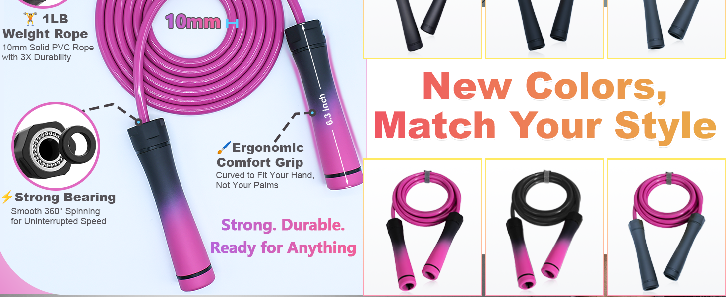 weighted jump rope for women