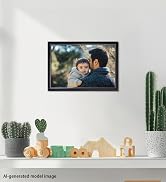 HEART ART 12x18 Frame 4 Pack,12x18 Poster Frame Without Mat,12 x 18 Wall Gallery Photo Frames,Black