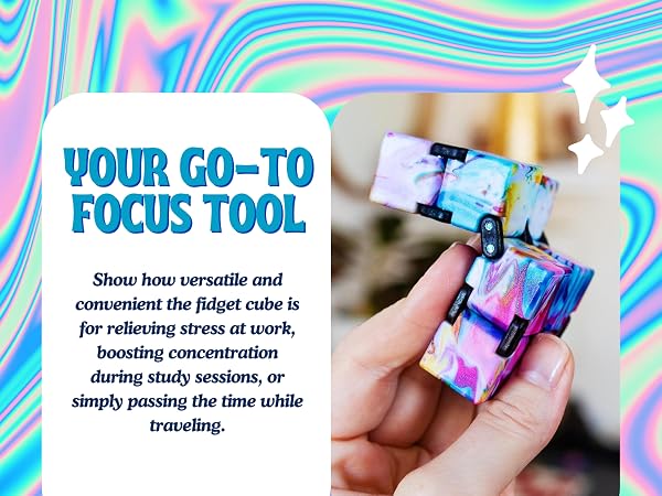 Infinity fidget cube