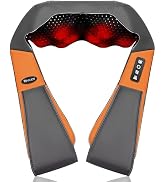 Shiatsu Neck and Back Massager with Heat for Pain Relief Deep Tissue, YoooJOY Electric 4D Kneadin...
