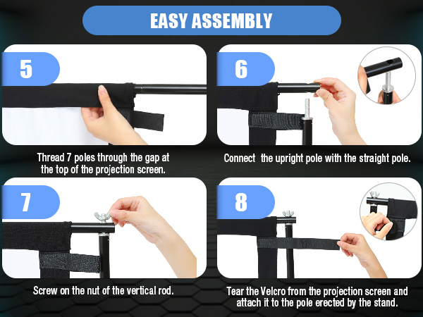 Projector Screen with Stand