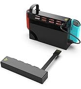 SCRUAK 8-in-1 Game Card Reader for Nintendo Switch/Switch OLED Console and Dock, Mutilple Switch ...