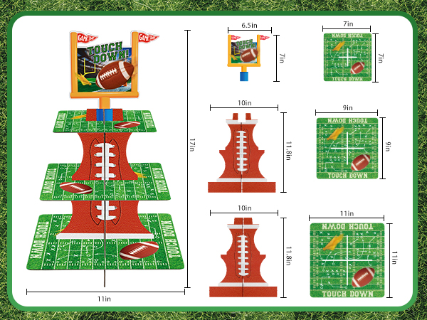football party decorations