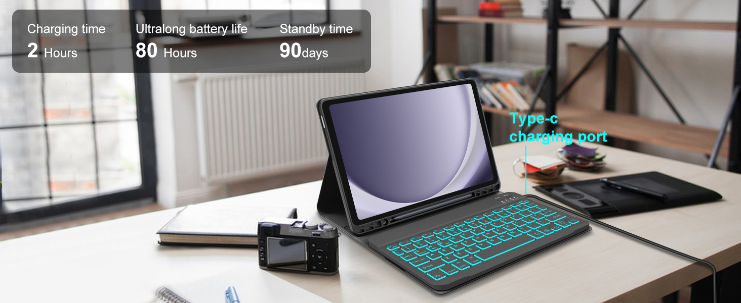 galaxy tab a9+ case with keyboard,samsung tab a9+ keyboard,samsung tab a9 plus case