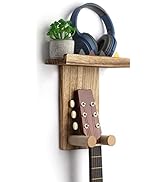 Keebofly Guitar Wall Mount Guitar Wall Hangers,Single Pack,Guitar Stand Wall with Pick Holder Gui...