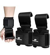 Lifting Hooks for Weight Lifting: Weightlifting Hooks Wrist Straps Hand Grip Support for Deadlift...