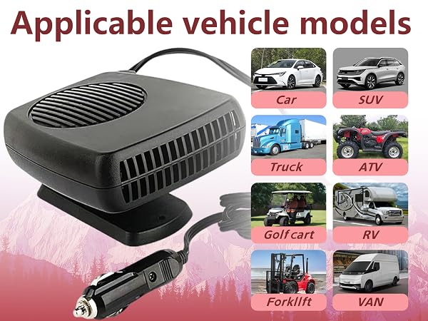 portable car heaters for vehicle