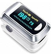 Healthtree JKS50B Pulse Oximeter Fingertip - Blood Oxygen monitor Fingertip with Perfusion Index,...