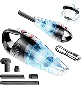 YFIXQNSU Cordless Hand Held Vacuum Cleaner - Mini Handheld Vacuum Cleaner with Washable Filter, L...
