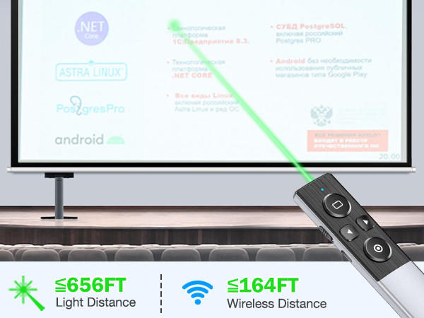 powerpoint clicker with laser pointer