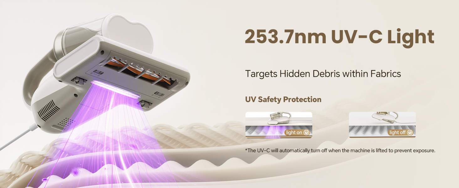 uv-c bed vacuum