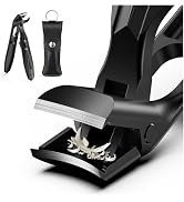 FERYES Curved Head Toe Nail Clippers for Thick Nails for Seniors - Ergonomic Senior-Friendly Fing...