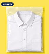 WEIYUEDA 13X15IN 90Counts Reclosable Zip Bags, 3.94Mil Double-Sided Thickened Plastic Storage Bag...