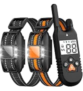 Dog Training Collar, FunniPets 3000ft Range Dog Shock Collar with Remote, Waterproof Shock Collar...