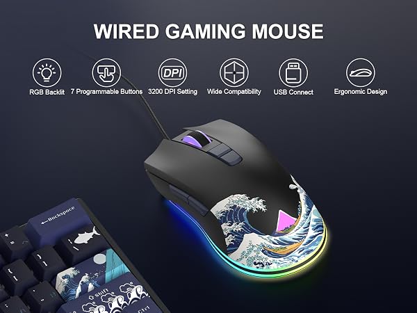 USB Wired Gaming Mouse