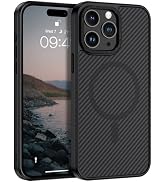 BENTOBEN Carbon Fiber for iPhone 15 Pro Max Case, iPhone 15 Pro Max Magnetic Case[Compatible with...