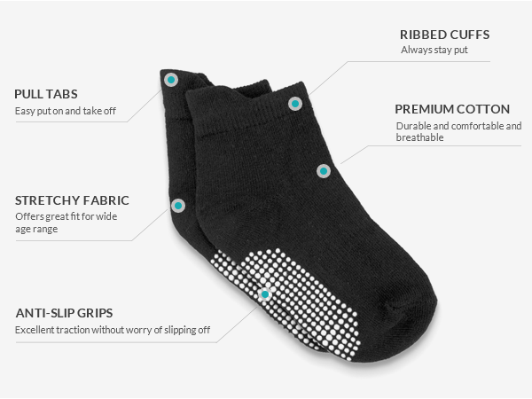 baby non skid socks with grip