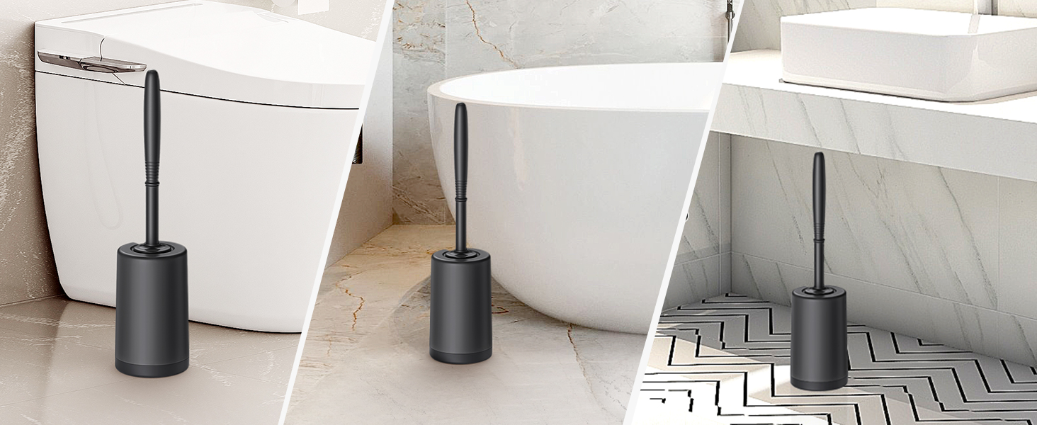 toilet brush and holder set