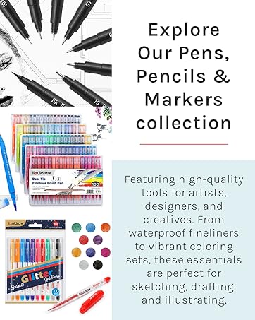 Liquidraw art supplies acrylic inks brush pens calligraphy kits painting sets drawing tools UK