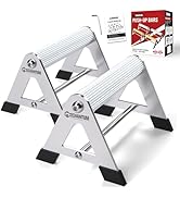 Mochantum Push Up Bar - Heavy-Duty Stainless Steel Pushup Stands with Non-Slip Base, 500LB Capaci...