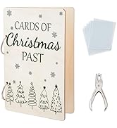 SUPERDANT Christmas Tree Greeting Card Organizer Christmas Past Gift Card Holder Cards Keeper Sto...
