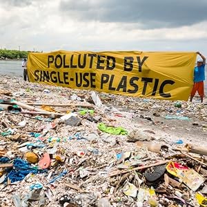 Plastic waste pollution