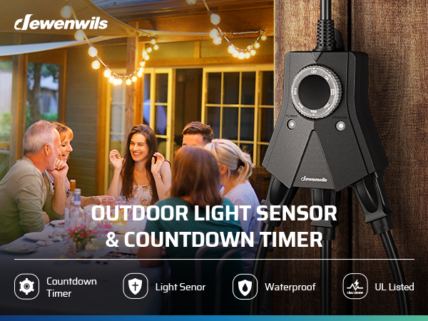 Outdoor Timer Outlet Waterproof