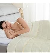 Drewin 15lbs Weighted Blanket Full Size, Reversible Microfiber Weighted Blanket for Adults, Soft ...