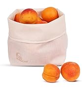 Food Huggers Reusable Produce Bag for Bulk Food & Grocery | Soft Touch Silicone Fabric | Mess Fre...