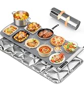HomeElves Warming Mat for Food 36"x16" with Heat Resistant Mat, Rapid and Full Surface Heating, F...