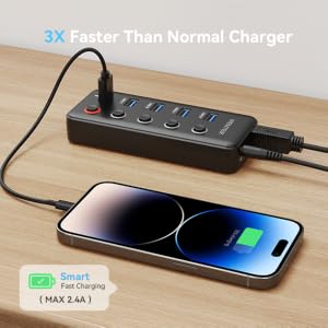 powered usb hub 3.0 hub