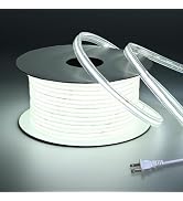 BENLUN AC 110V COB LED Strip Lights Outdoor Waterproof IP67 65.6FT, 6000K Cool White 200W 480LEDs...