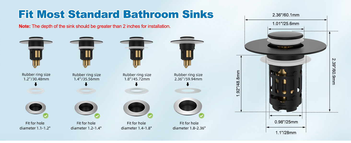 bathroom sink stopper