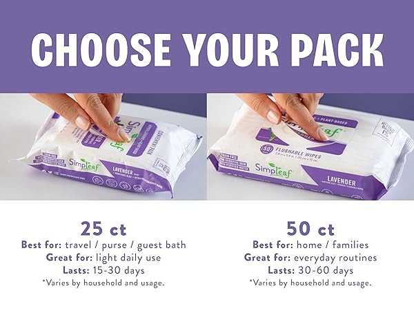 Simpleafbrands lavander Choose your pack