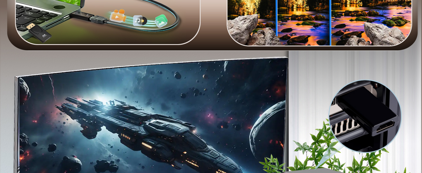 4k displayport to hdmi converter hdmi to displayport adapter display to hdmi connector dp to hdmi